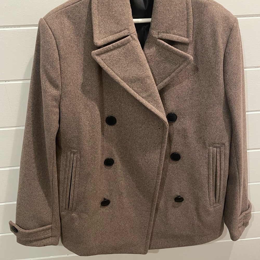 H&M Men's Classic Tan Peacoat